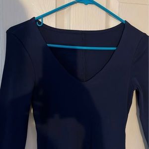Navy Blue Bodycon Dress
